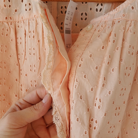 J. Crew Orange Flutter Sleeve Crop Top - Picture 9 of 13